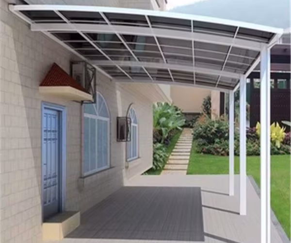 Modern-Design-Outdoor-Car-Port-Polycarbonate-Roof-with-Aluminum-Metal-Frame-Pressure-Treated-Wood-for-Balcony-Car-Parking-Shed